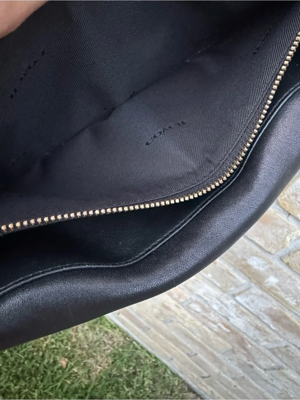 Coach Pillow Tabby 26 Black Nappa Leather Shoulder Bag Magnetic Snap